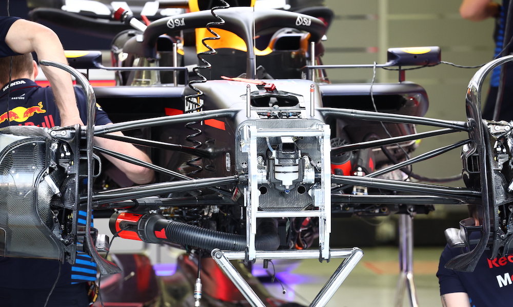 F1 car close-up detail